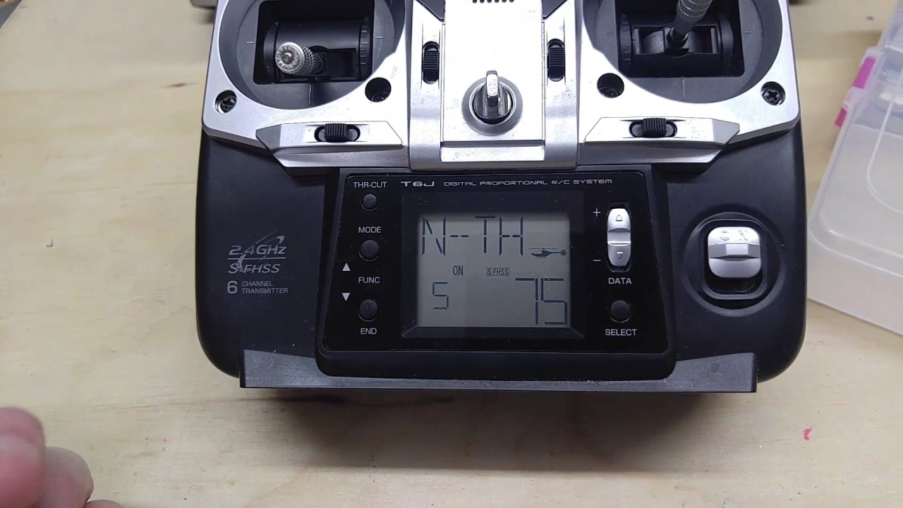 XK K110 Futaba T6J settings