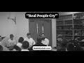 Real people cry  rabbi daniel kalish