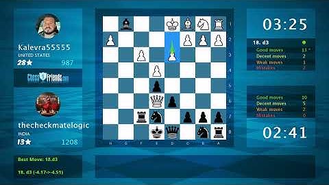 Chess Game Analysis: Kalevra55555 - thecheckmatelogic, 0-1 (By ChessFriends.com)