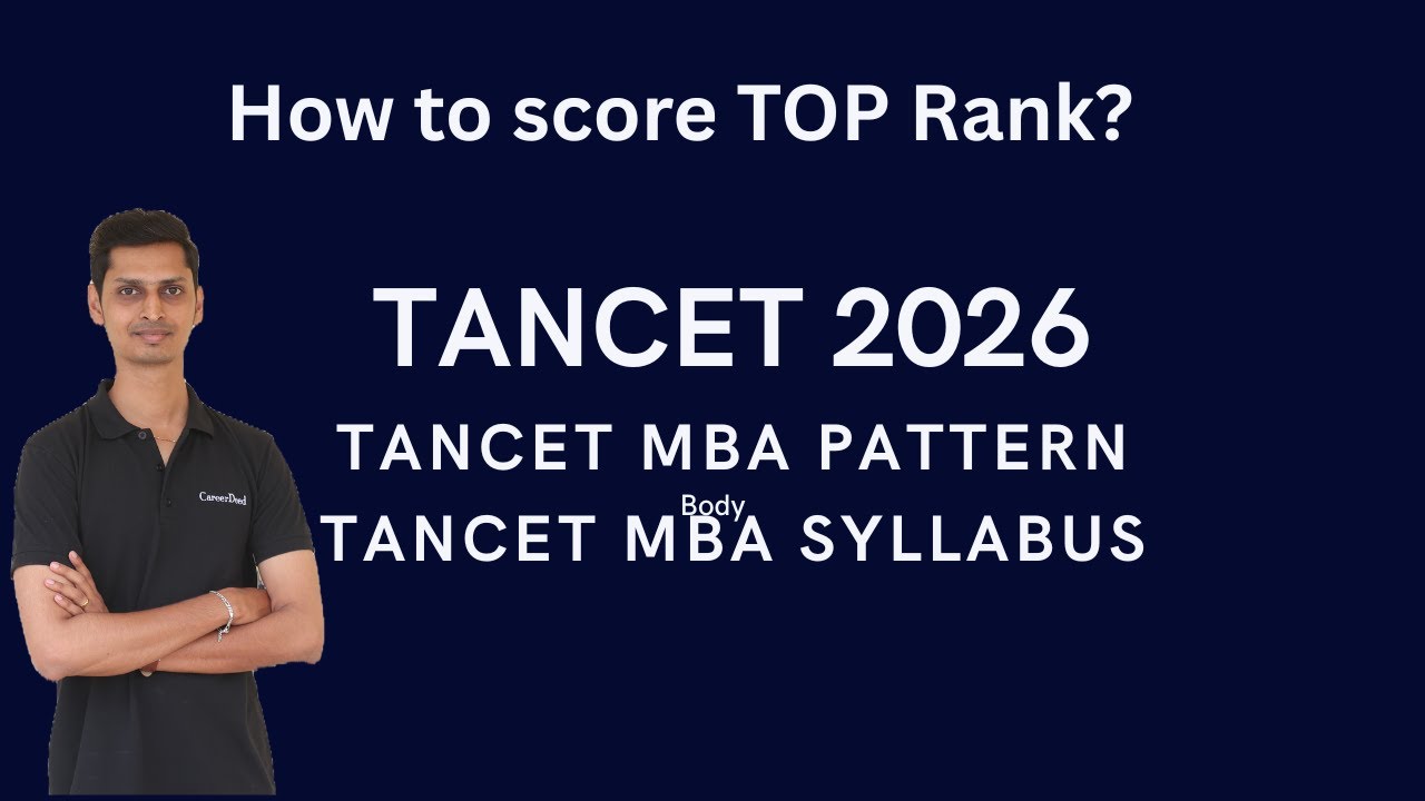 How To Crack Tancet Mba Exam