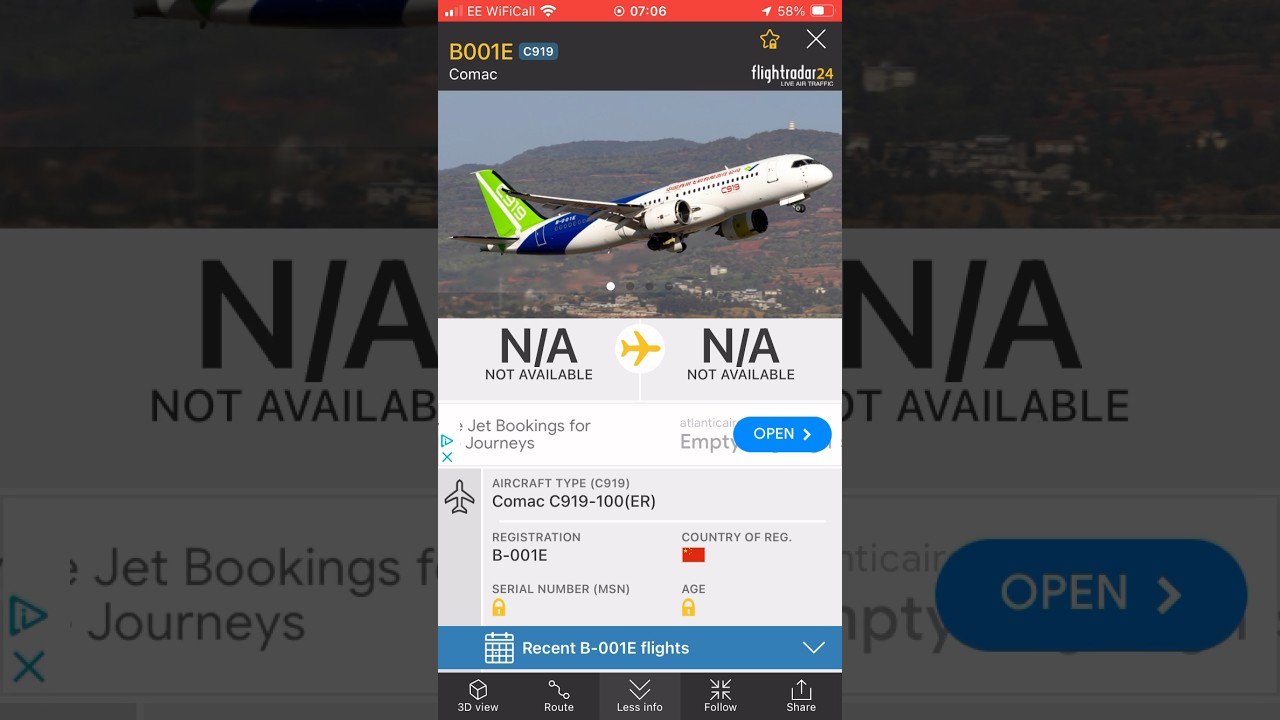 Brand new Comac C919-100(ER) 
