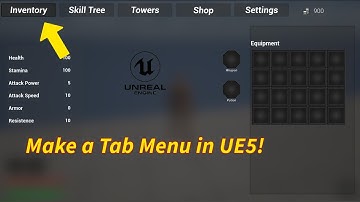Unreal Engine 5 - Widget Tutorial : Build a Tab Menu