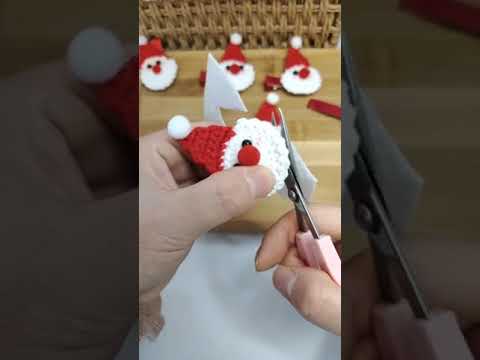 كروشي وجه بابا نويل