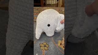 Crochet an elephant with me! #amigurumi #crochet