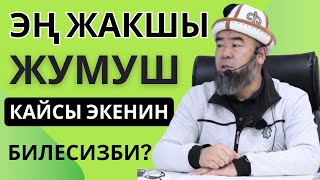 ЭҢ ЖАКШЫ ЖУМУШ КАЙСЫ ЭКЕНИН БИЛЕСИЗБИ? Устаз Эрмек Тынай уулу