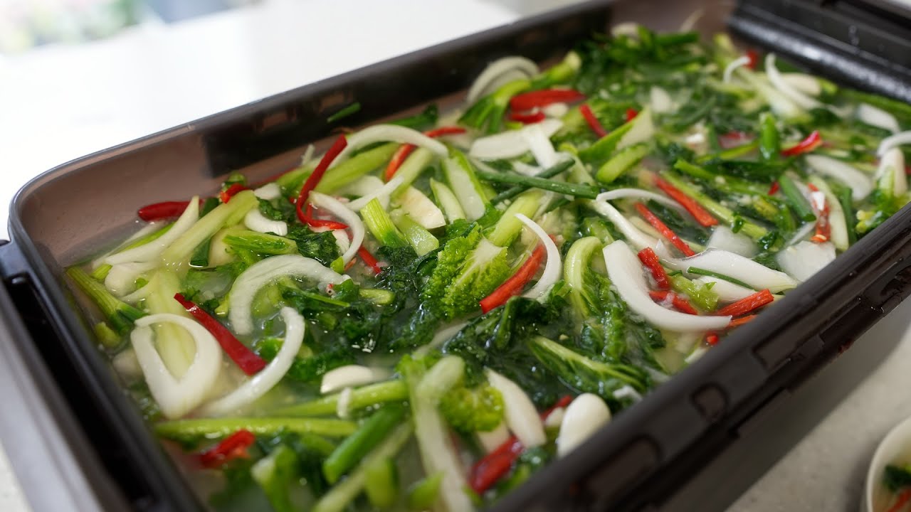 🔴 요새 홍고추 비싸니까 고추가루없이  시원한 열무백김치로  만들어드세요. (열무물김치)뚝딱 생방송