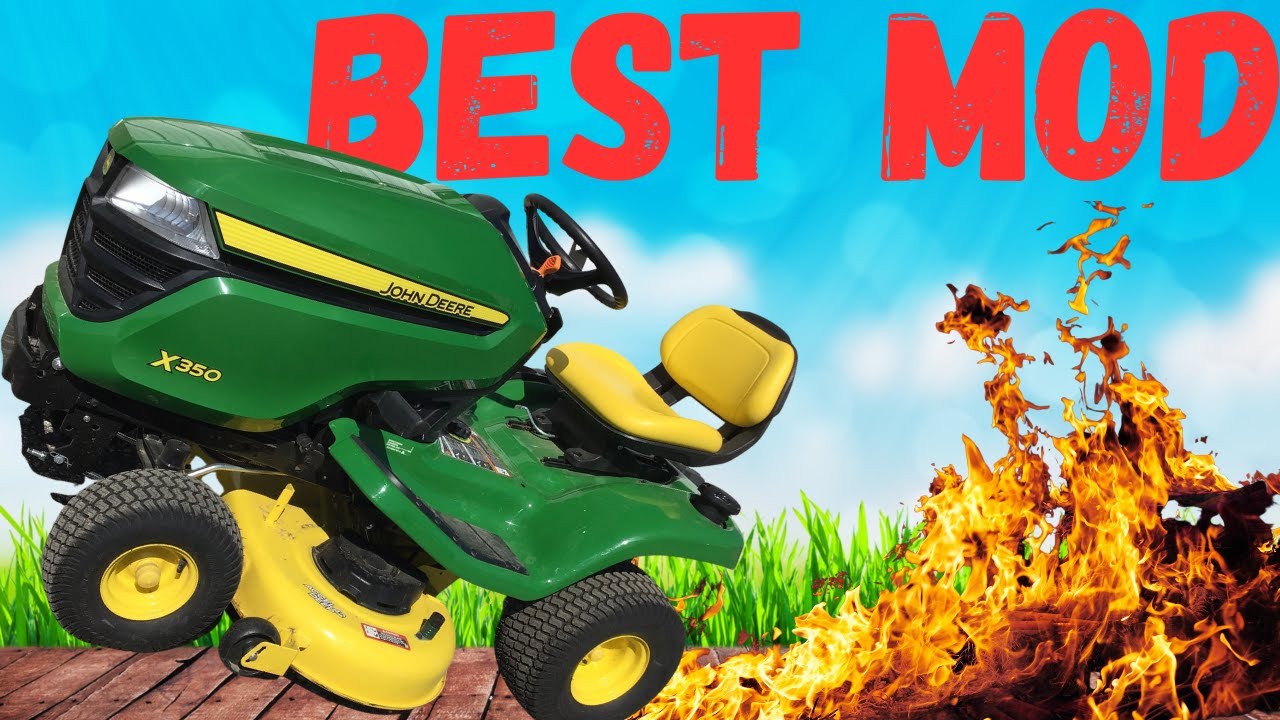Mower Modifications I Should Have Done THIS Sooner... Mower Modification - YouTube