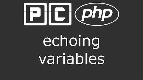 PHP beginners tutorial 8 - echoing variables, and pink variables