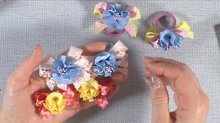 Делаем Цветочки Малютки самые простые канзаши DIY