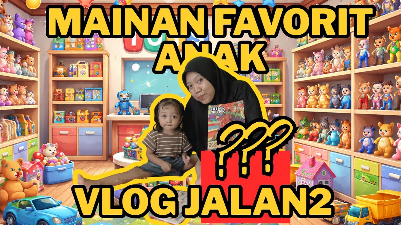 DAILY VLOG BELI MAINAN FAVORIT SEMUA ANAK !!! #familyvlog #maianananak 