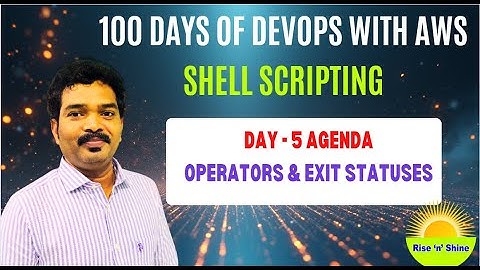 Shell Scripting: Operators & Exit Status Explained | Learn Linux Shell Scripting Step-by-Step