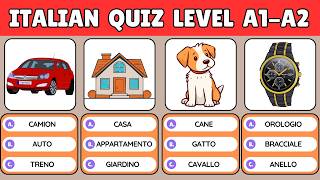 Guess the Word in Italian 🇮🇹 | 50 Quiz for Beginners (A1–A2) screenshot 4