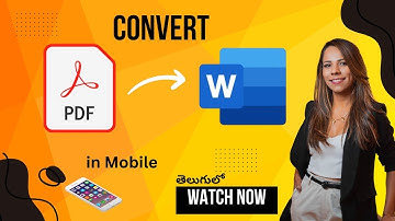 How to Convert PDF to Word on Mobile (Android & iOS) in 2025 | Easy Steps