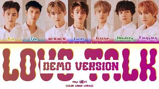 WayV (威V) 'Love Talk' (Demo Version) (Color Coded Lyrics)