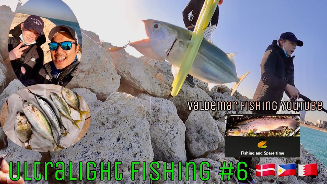 Many Species of Fish in Bahrain catched through Ultralight fishing ...