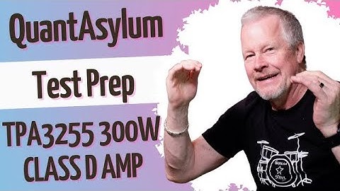 Quant Asylum Power Range Test for TPA3255 300W Amp #QuantAsylum #TPA3255 #QA401