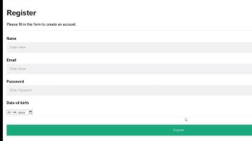 User Registration Form With PHP And MYSQL Tutorial 1-Creating Registration Form