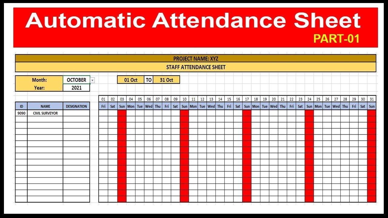 how-to-make-attendance-sheet-in-ms-excel-attendance-sheet-kaise-banaye