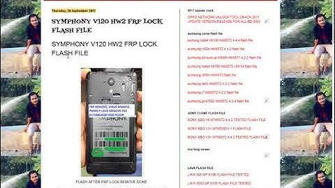 SYMPHONY V120 HW2 FRP LOCK FLASH FILE