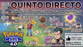 (Parte 2) NO ME VOY HASTA GANAR A GIOVANNI Y KOGA 🛑 Pokémon Añil 4.0 Directo #5 #pokemon #fangame