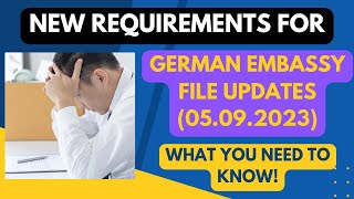 German Embassy File Updates(05.09.2023) | What You Need to Know & How to Arrange It | Family Reunion