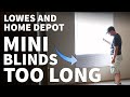 How to Shorten Mini Blinds Length – Shorten Faux Wood and Aluminum Blinds to Custom Length