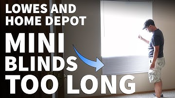 How to Shorten Mini Blinds Length – Shorten Faux Wood and Aluminum Blinds to Custom Length