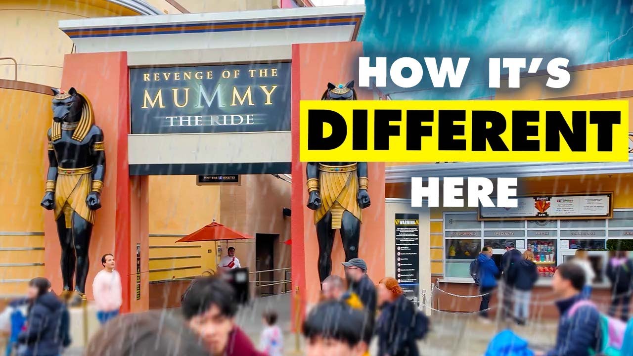 Rainy days at Universal Studios are different than other theme parks | 2024/02/04
