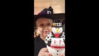 Kickoff to Christmas Scentsy Snowman Warmer