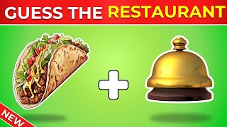 Guess the Fast Food Restaurant with Emojis! 🍟🥤| Fast Food Emoji Quiz