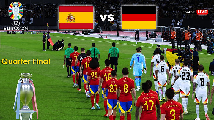 Spain Vs Germany - Quarter Final UEFA Euro 2024 | Full Match All Goals | Realistic PES Gameplay