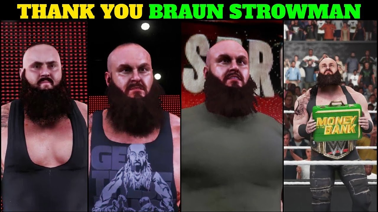 WWE 2K20 'Braun Strowman' Gameplay | WWE 2K20 Gameplay - Thank You Strowman