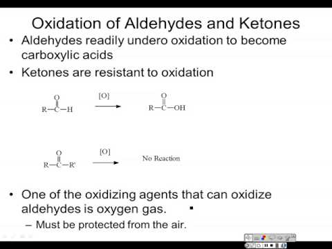 Oxidace a redukce aldehydů a ketonů