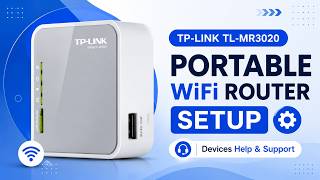 How to Setup TP-Link TL-MR3020 Portable WiFi Router in Minutes | Complete Login &amp; WiFi Configuration
