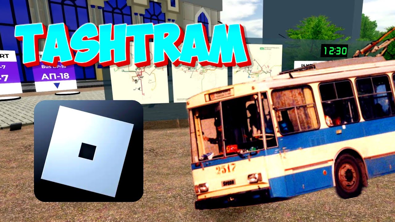 ТРОЛЛЕЙБУС Skoda 14tr В TASHTRAM! |||  Ташкентский Троллейбус в ROBLOX