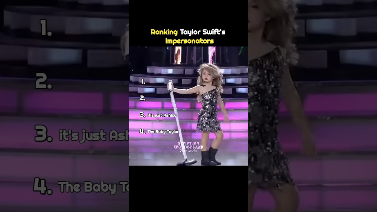 ranking Taylor Swift's impersonators ✨ | #taylorswift #shorts
