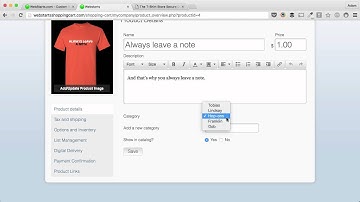 How To Create Categories For Your Online Store