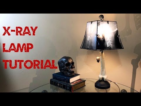 How to make an X-Ray Lamp Tutorial - Thrift Store Transformation