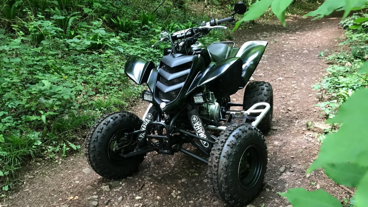 Yamaha Raptor Ride On FIRST RIDE ON MY FULLY REBUILT YAMAHA RAPTOR! (TRYING TO DRIFT) - YouTube