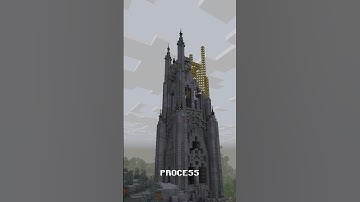 I Built A Gothic Tower Starter Base In Minecraft #minecraftsmp #minecraftsurvival