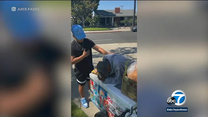 Video: SoCal barber brings street vendor to tears ...