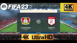 FIFA 23 - Leverkusen vs Roma | UEFA Europa League 22/23 Semi Final [4K]