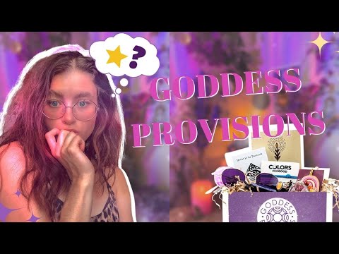 Goddess Provisions & Witchbox uk unboxing