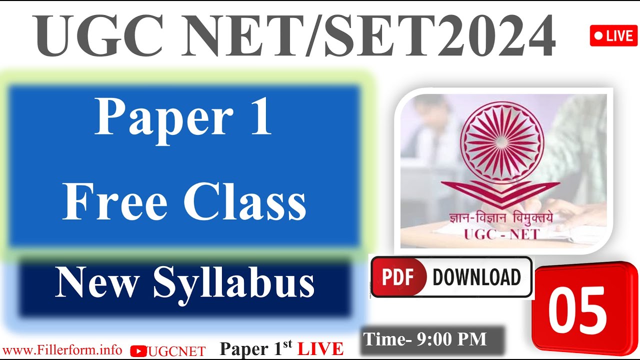 09:00 PM -COMMUNICATION Paper 1 | UGC NET June Exam New Update 2024 ...