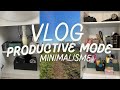 Vlog  une journe rangement et tri  productivit minimalisme 