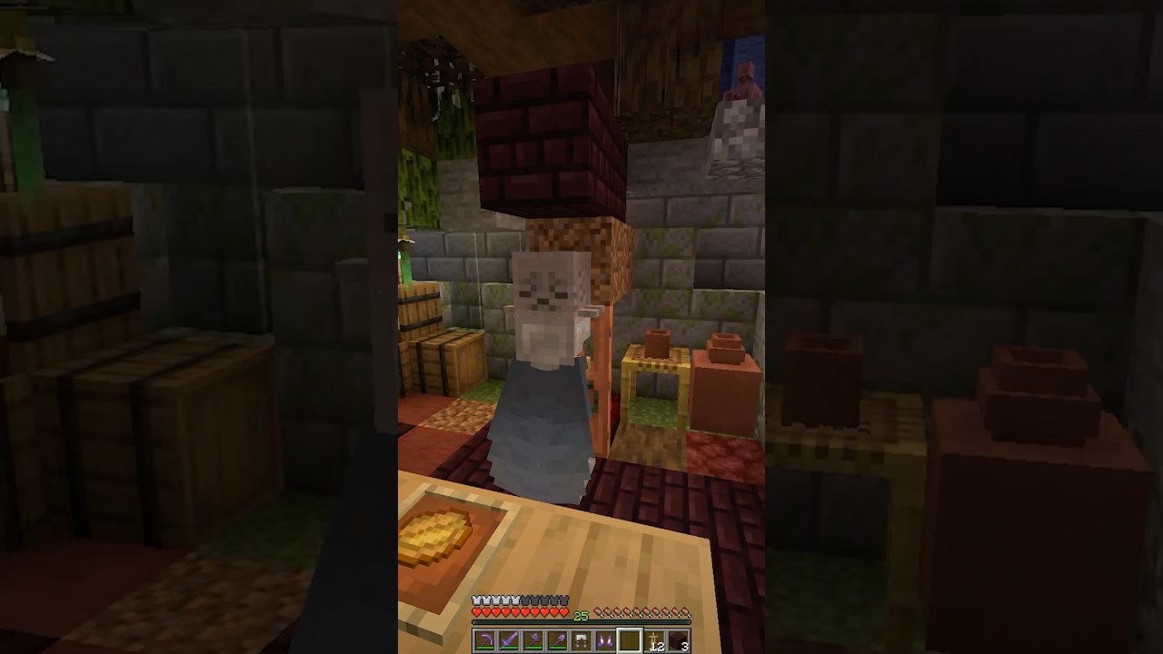 Dried Ghast on an Armor Stand 