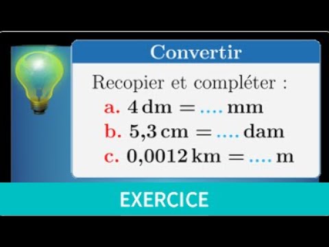 Convertir Des Unites De Longueur Tableau De Conversion Km Hm Dam M Dm Cm Mm Exercice Sixieme Youtube Convertir Des Unites De Longueur Tableau De Conversion Km Hm Dam M Dm Cm Mm Exercice Sixieme Youtube