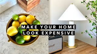 HOME DECOR TO MAKE YOUR HOME LOOX EXPENSIVE ON A BUDGET | AFFORDABLE INTERIOR DESIGN TIPS | LUXURY