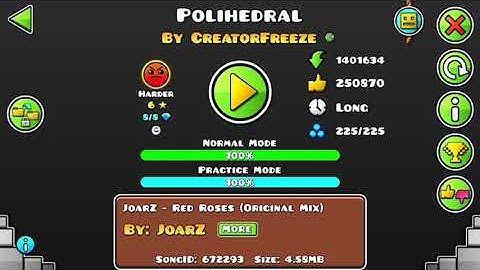 Geometry Dash-Ice Gauntlet Level #5(Polihedral) All Coins