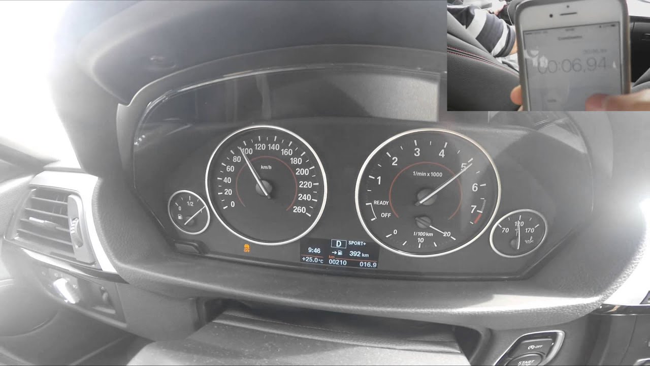 BMW 320i Sport 0-100 km/h // Canal Top Drive - YouTube